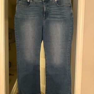 Madewell Blue Straight Leg Jeans Classic Denim